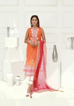 ACE Galleria Digital Embroidered Unstitched 3 Piece Lawn Suit ACE-12064