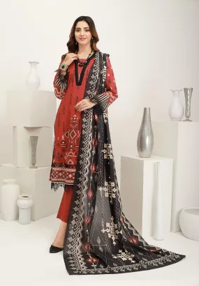 ACE Galleria Digital Printed Unstitched 3 Piece Lawn Suit ACE-12012