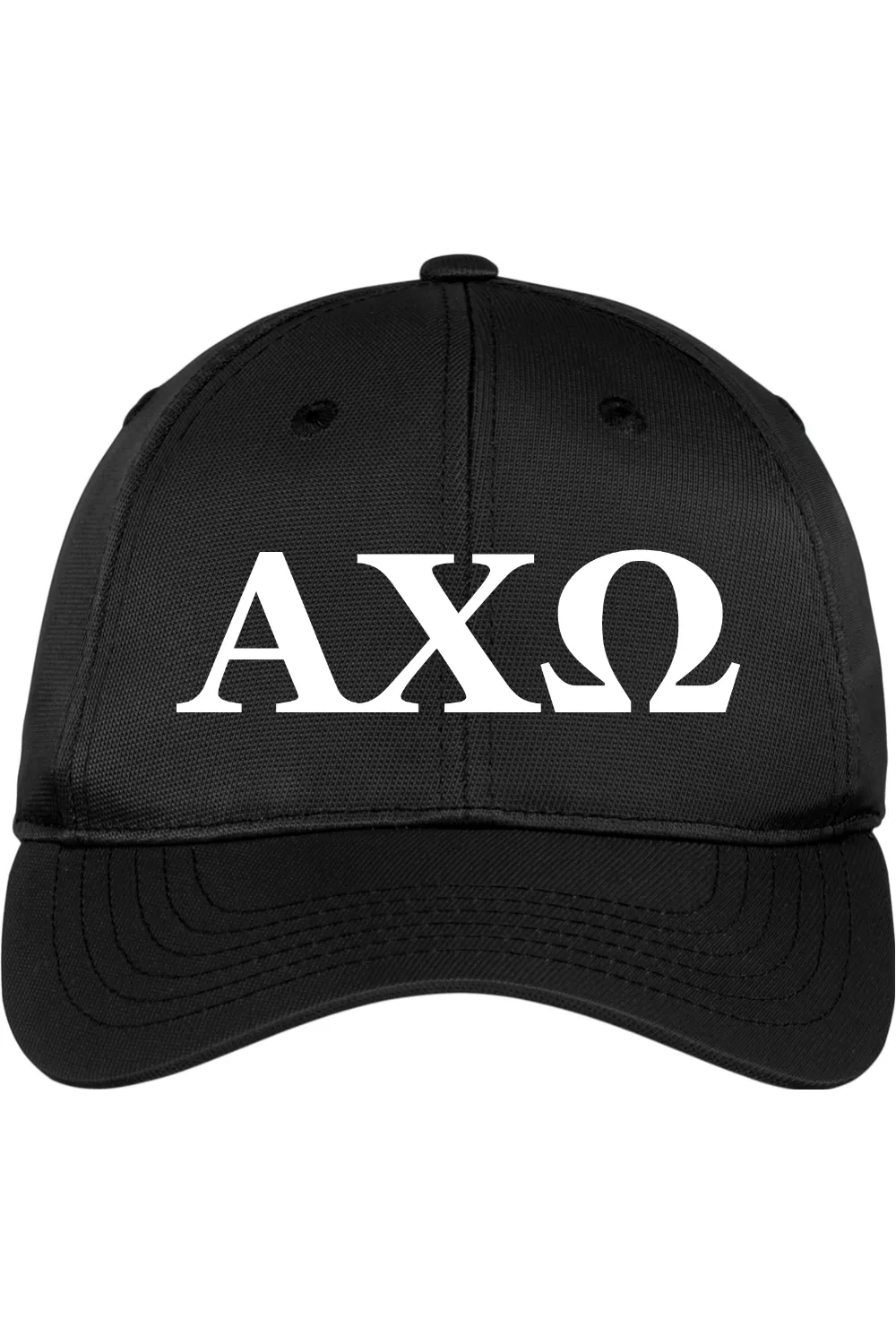 Alpha Chi Omega - Dry Zone Nylon Cap - White Embroidered Letters