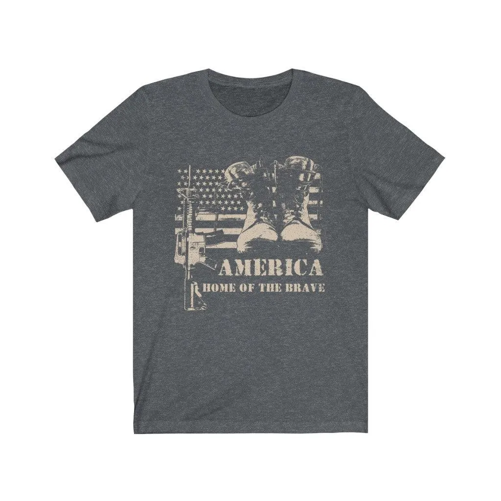 America Home of The Free - Short Sleeve T-Shirt