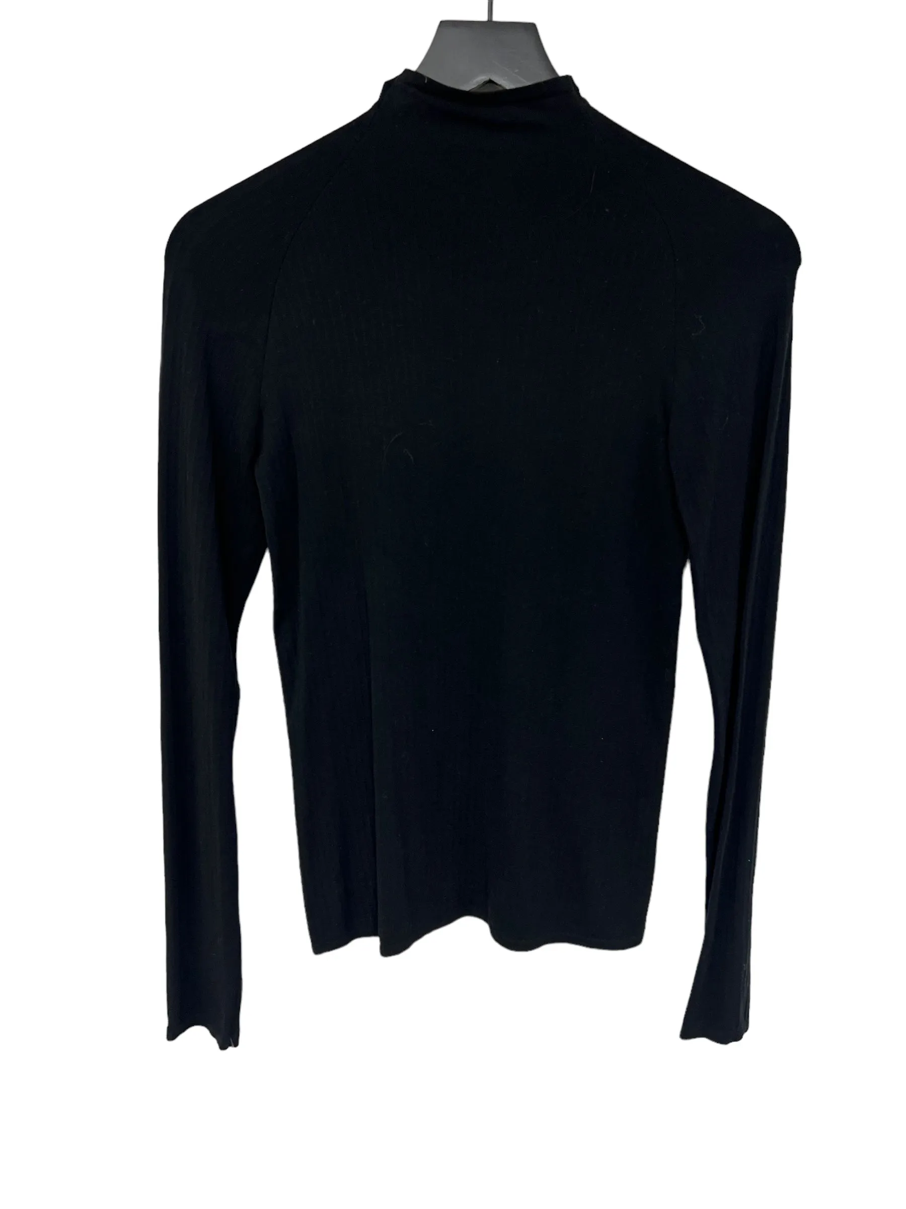 Black Top Long Sleeve Anthropologie, Size S