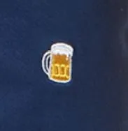 Cisco Short Stretch Twill Navy with Beer Mug