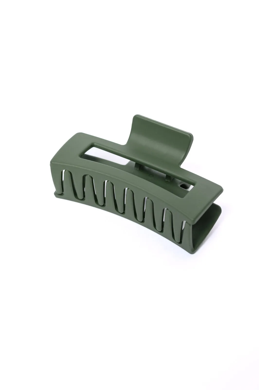 Claw Clip Set of 4 in Forest Green