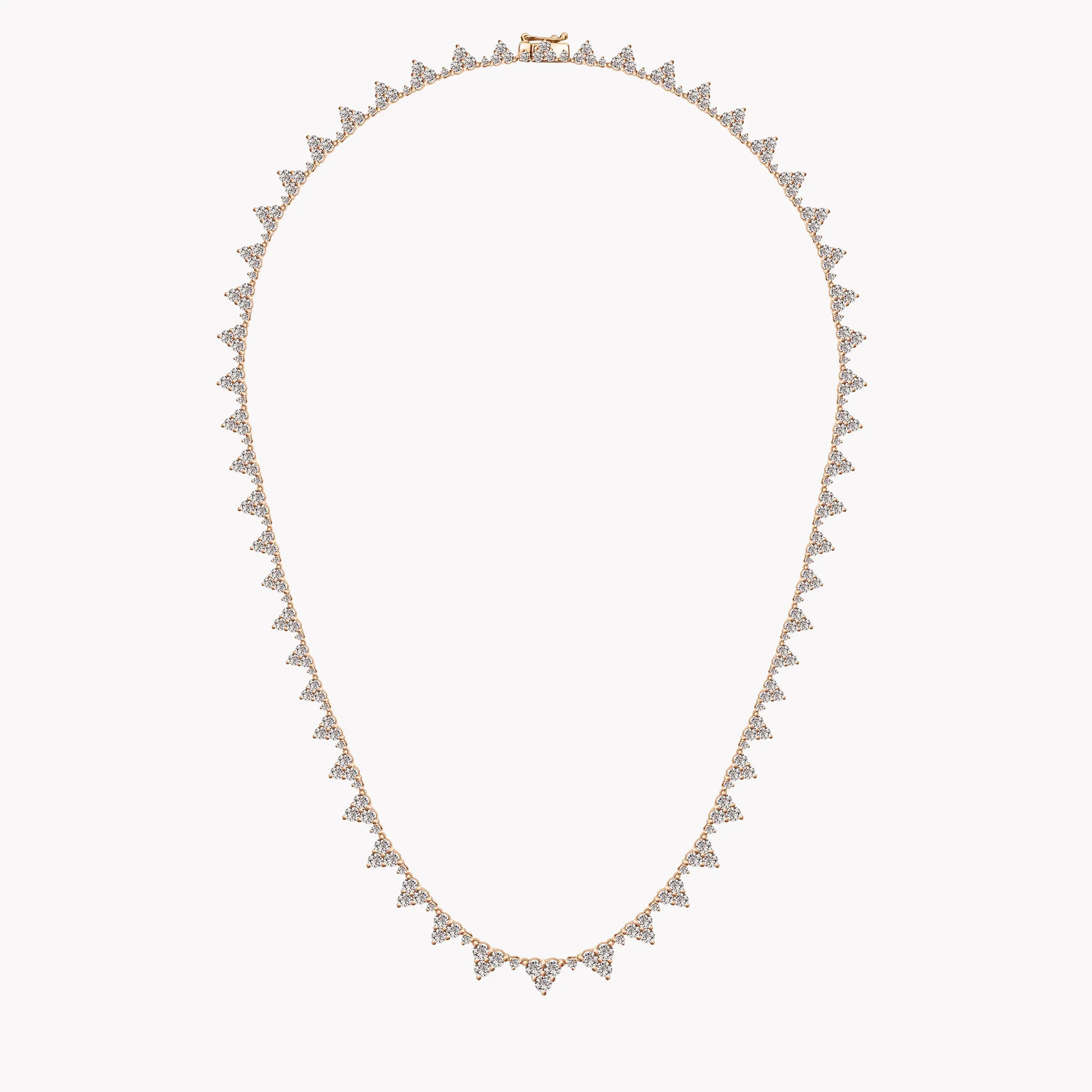 Diamond Triangle Eternity Choker