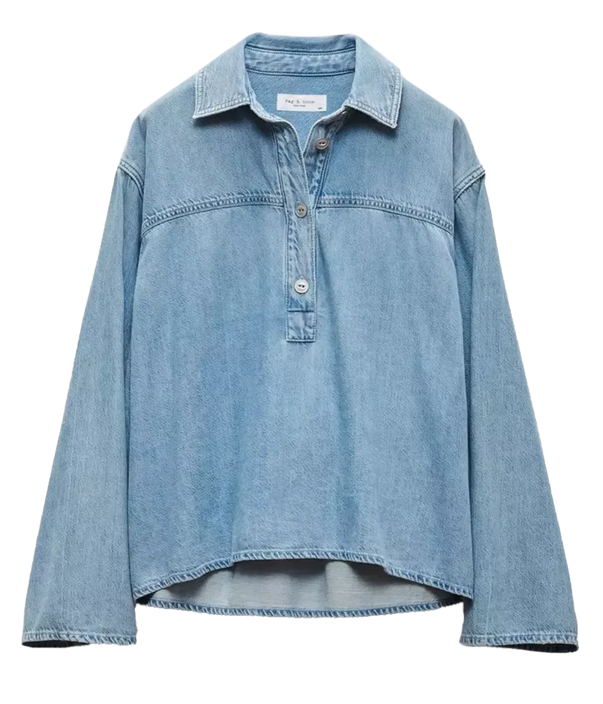 Emily Pullover Denim Shirt in Billie