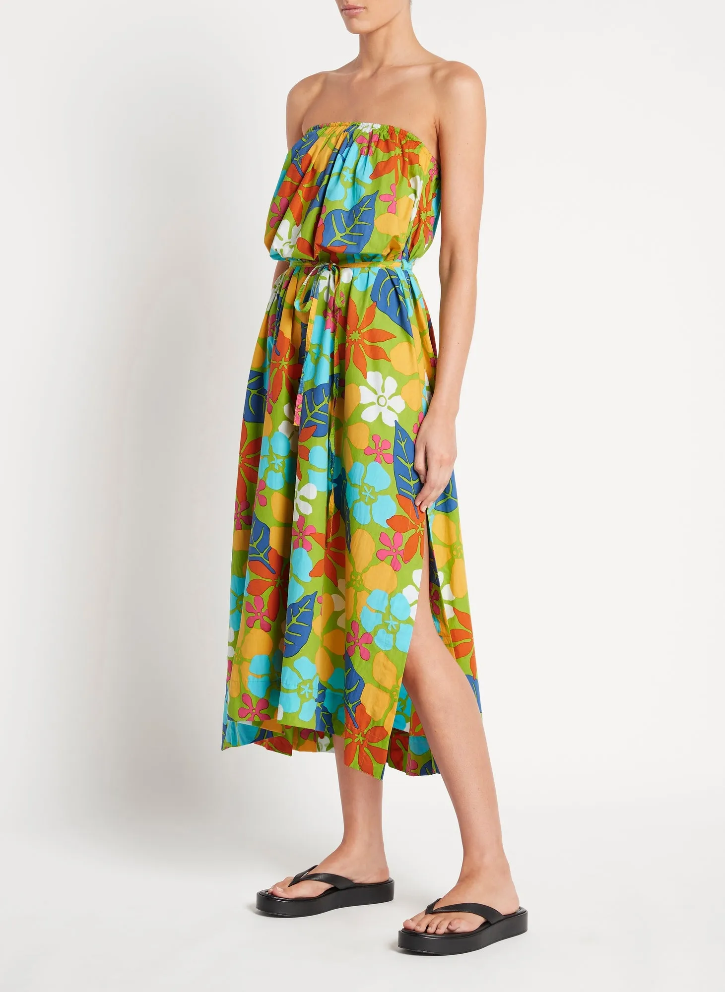 Faithfull The Brand - Meilani Midi Dress - Costa Rei Floral Print