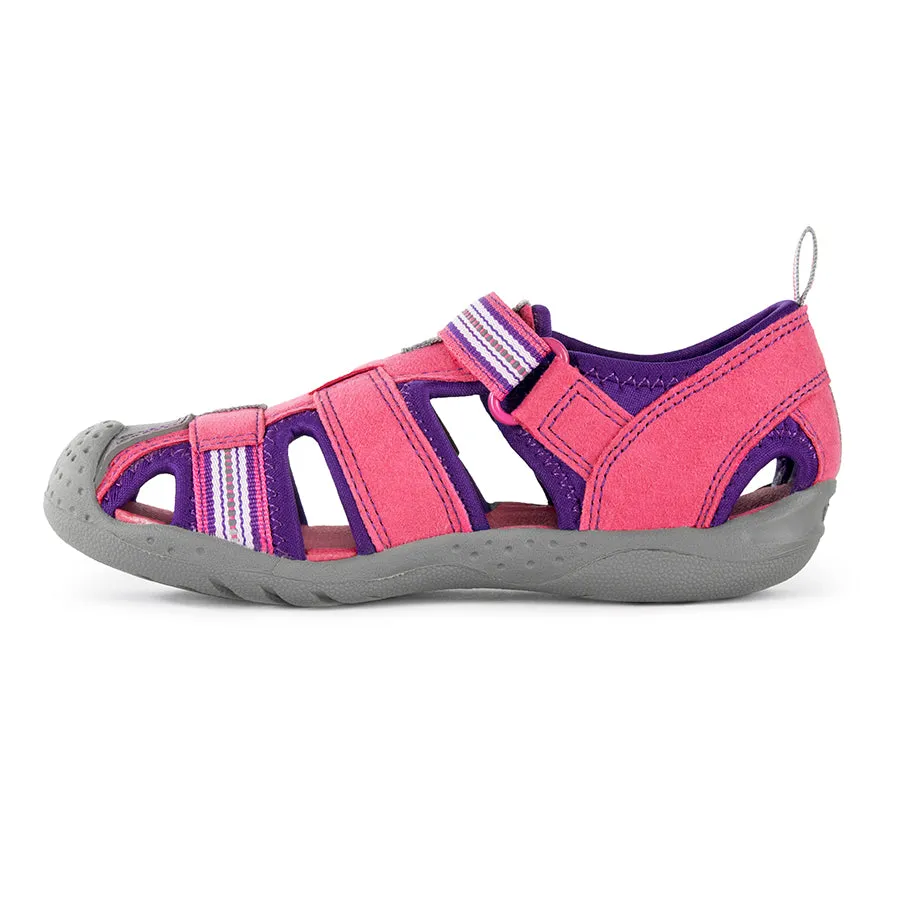 Flex Sahara Kid's Active Sandal - Fuchsia/Lavender