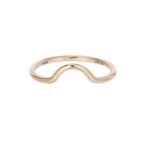 Gold Curved Band