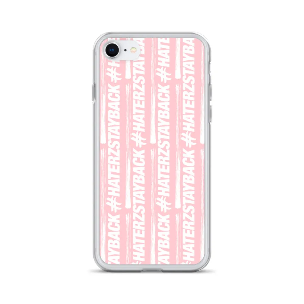 #HaterzStayBack iPhone Case (Pink)