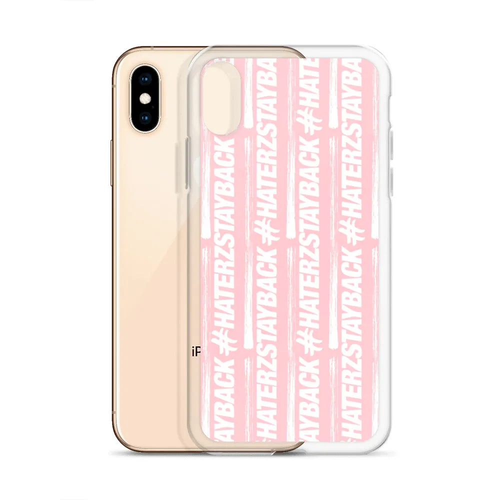 #HaterzStayBack iPhone Case (Pink)