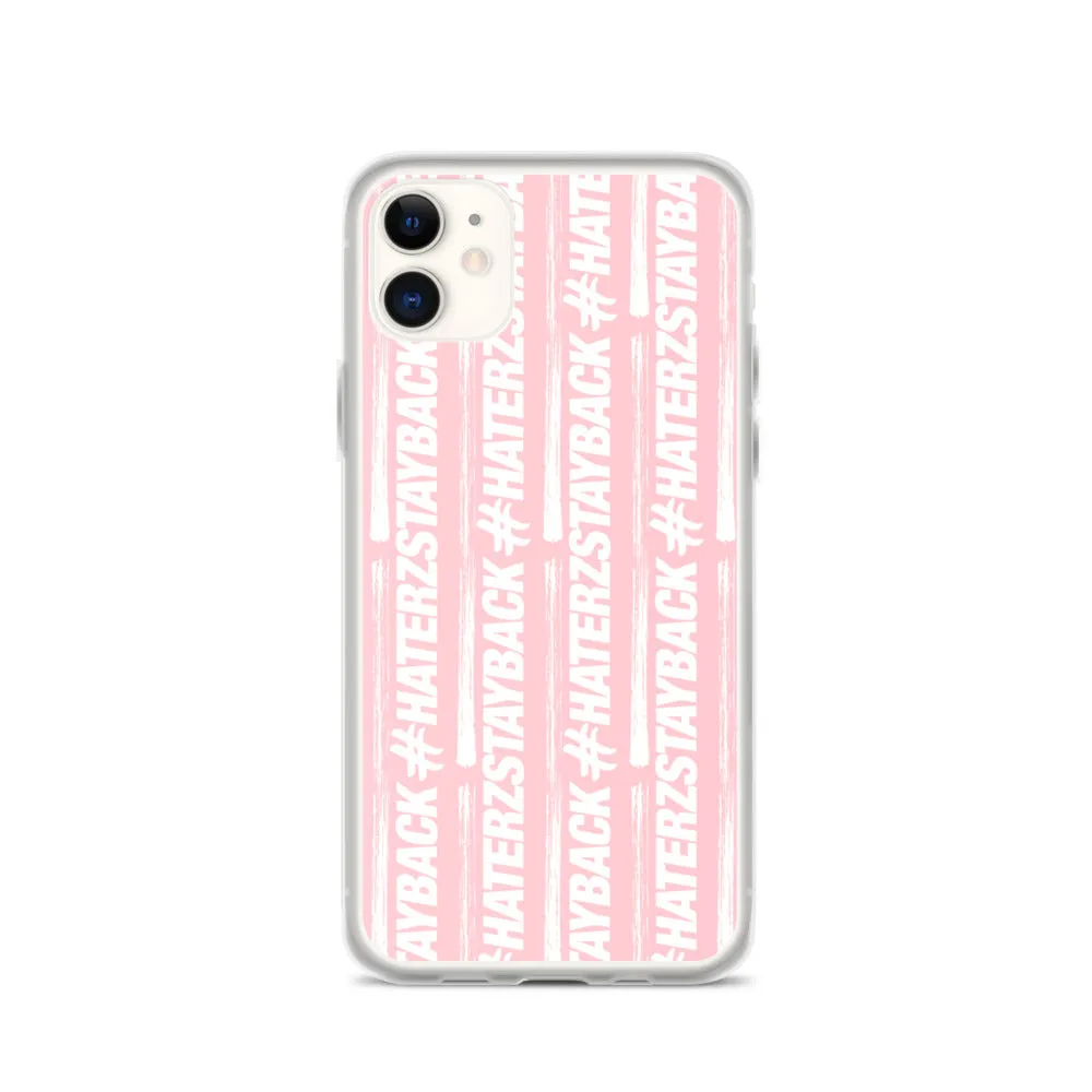 #HaterzStayBack iPhone Case (Pink)