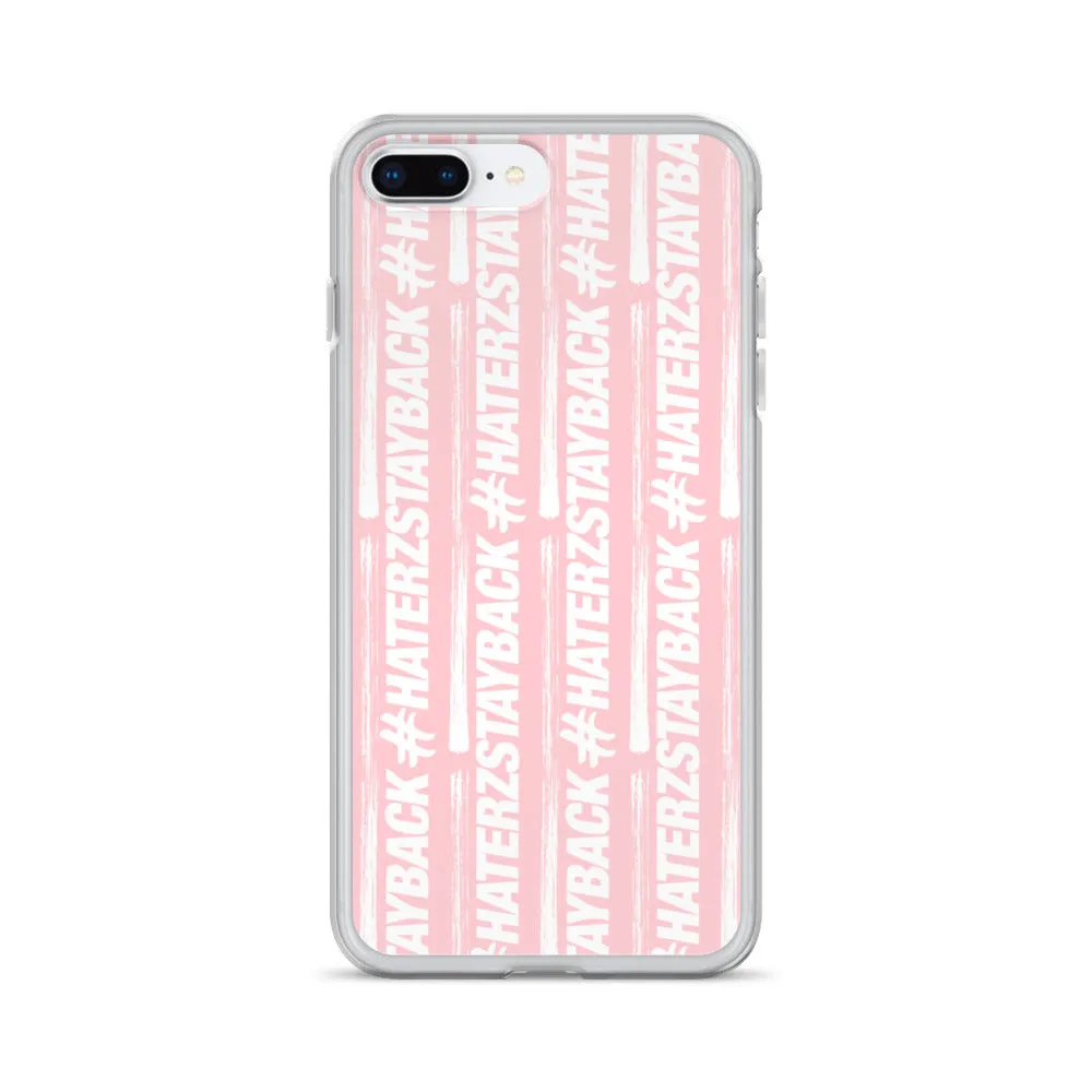 #HaterzStayBack iPhone Case (Pink)