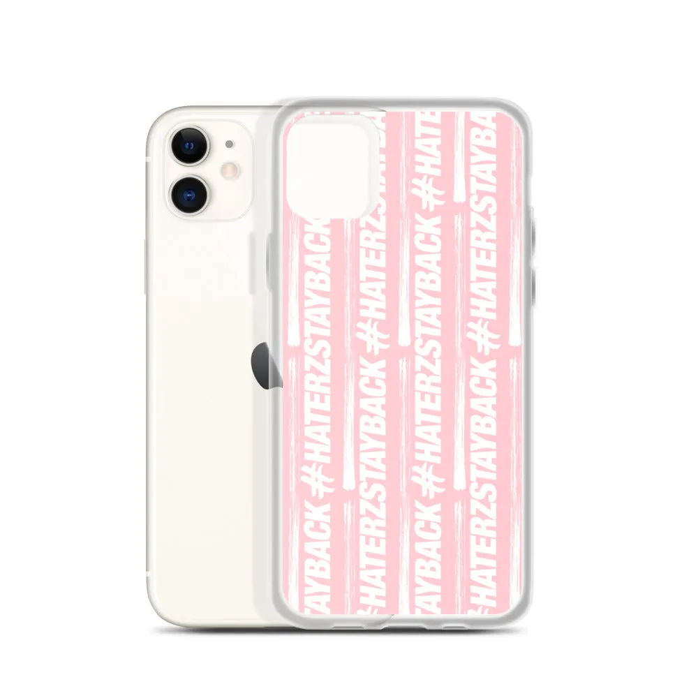 #HaterzStayBack iPhone Case (Pink)