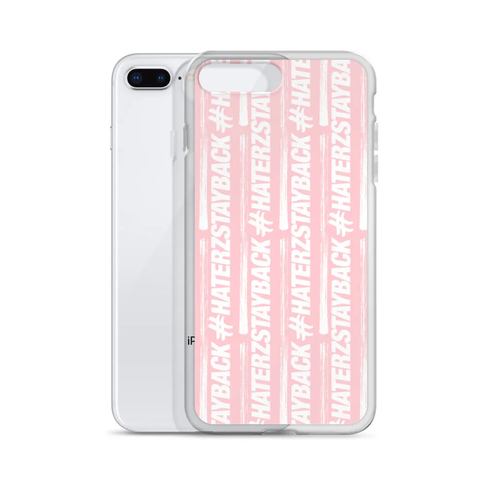 #HaterzStayBack iPhone Case (Pink)