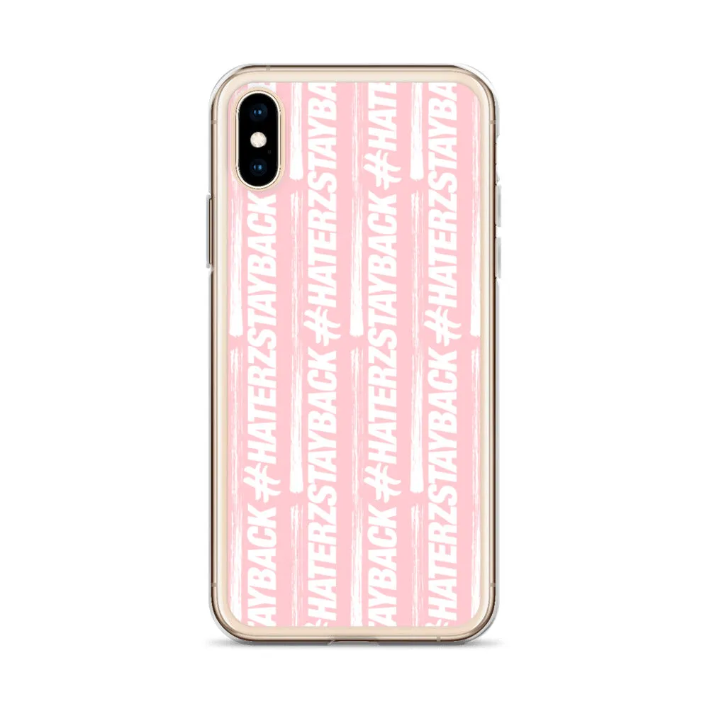 #HaterzStayBack iPhone Case (Pink)