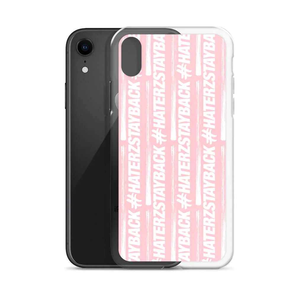 #HaterzStayBack iPhone Case (Pink)