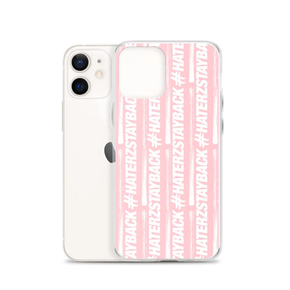 #HaterzStayBack iPhone Case (Pink)