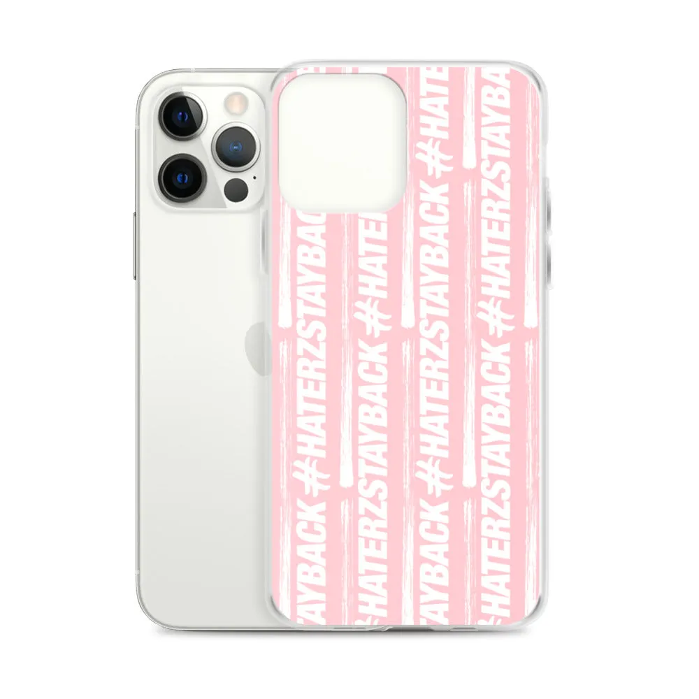 #HaterzStayBack iPhone Case (Pink)