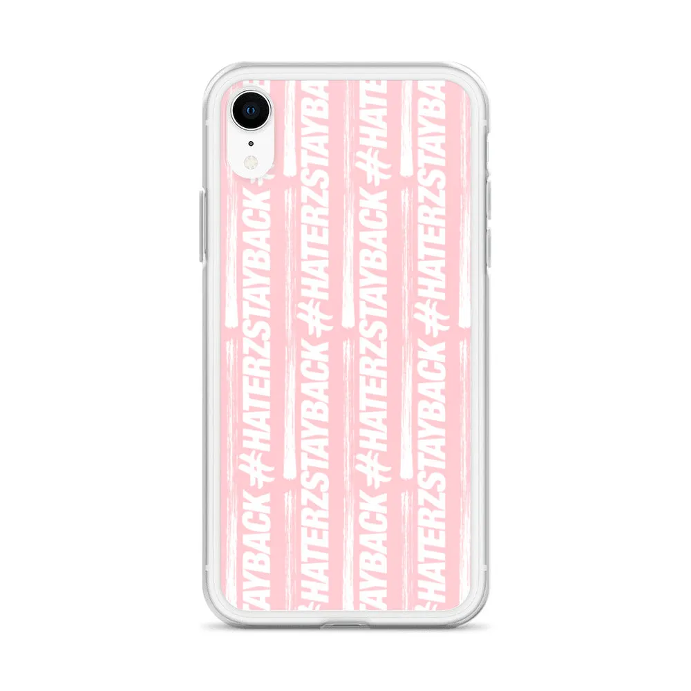 #HaterzStayBack iPhone Case (Pink)