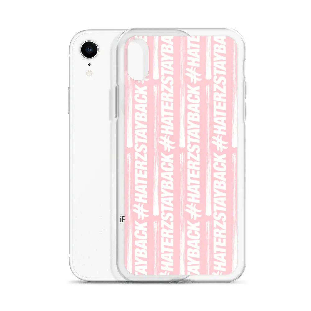 #HaterzStayBack iPhone Case (Pink)