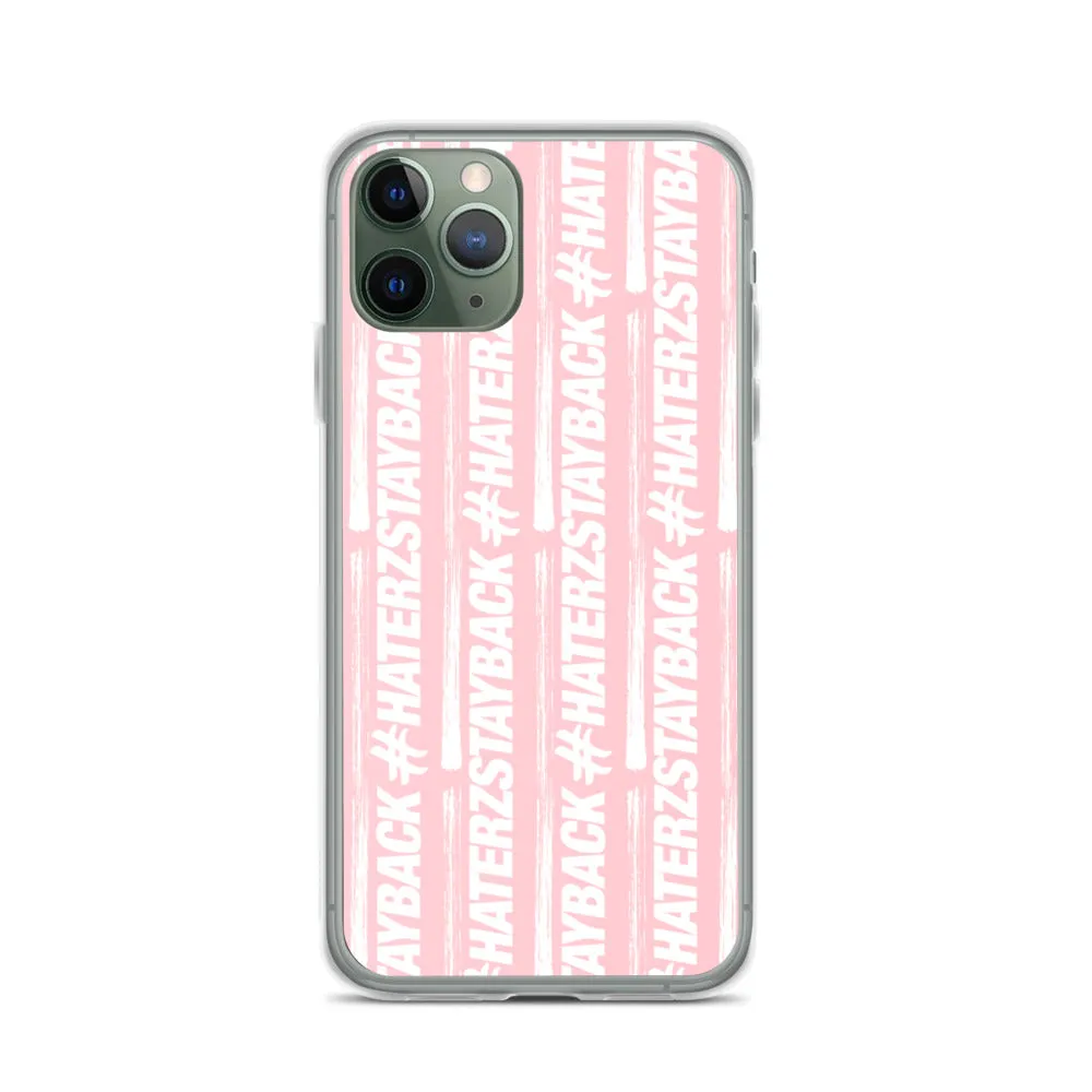 #HaterzStayBack iPhone Case (Pink)