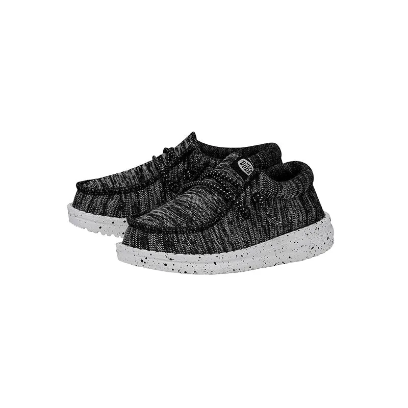 Kid's Preschool Wally Sport Knit Black/White