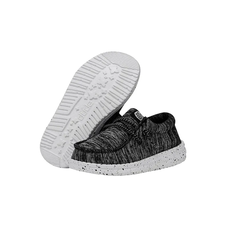 Kid's Preschool Wally Sport Knit Black/White