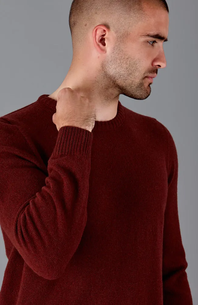 Mens British Lambswool Crew Neck Jumper