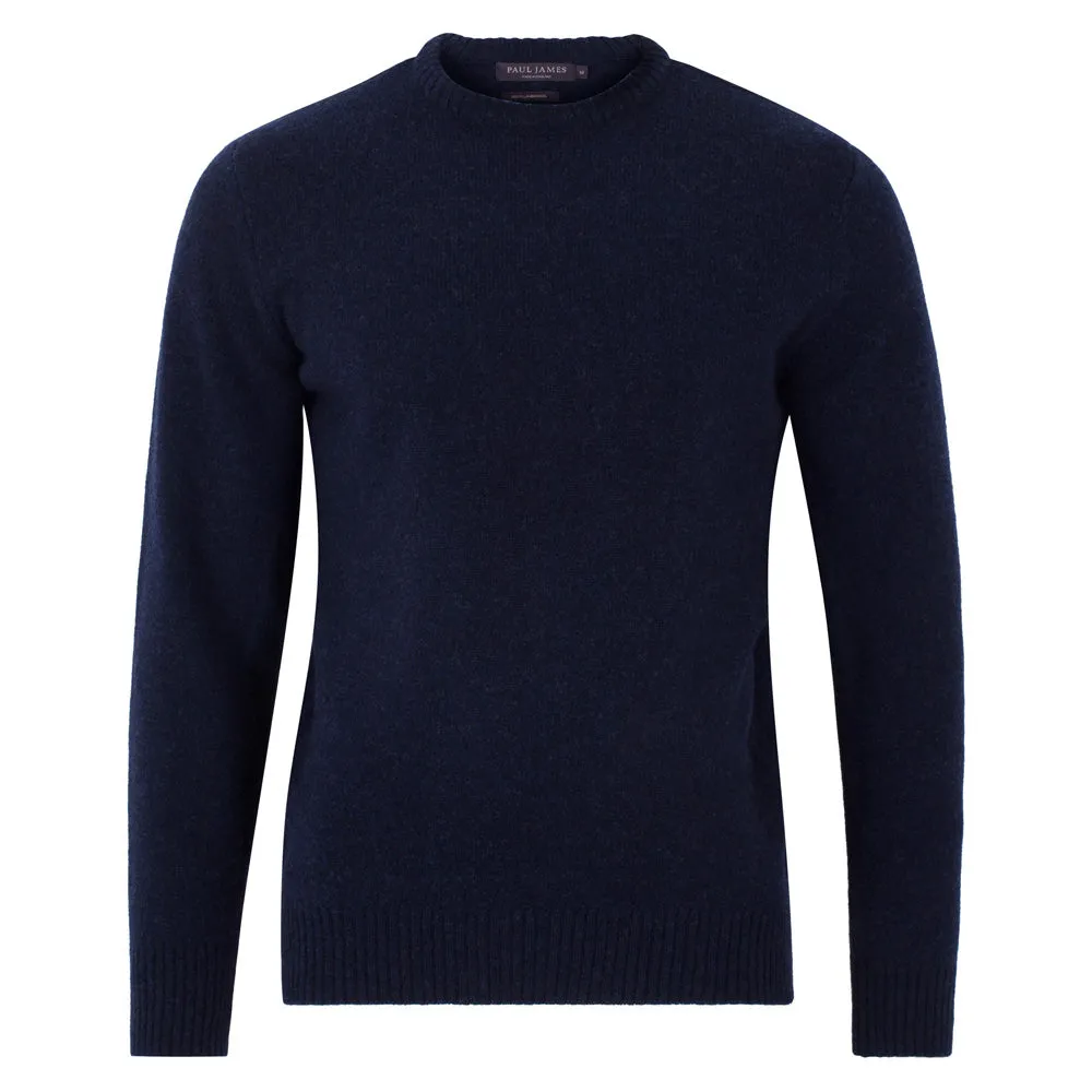 Mens British Lambswool Crew Neck Jumper