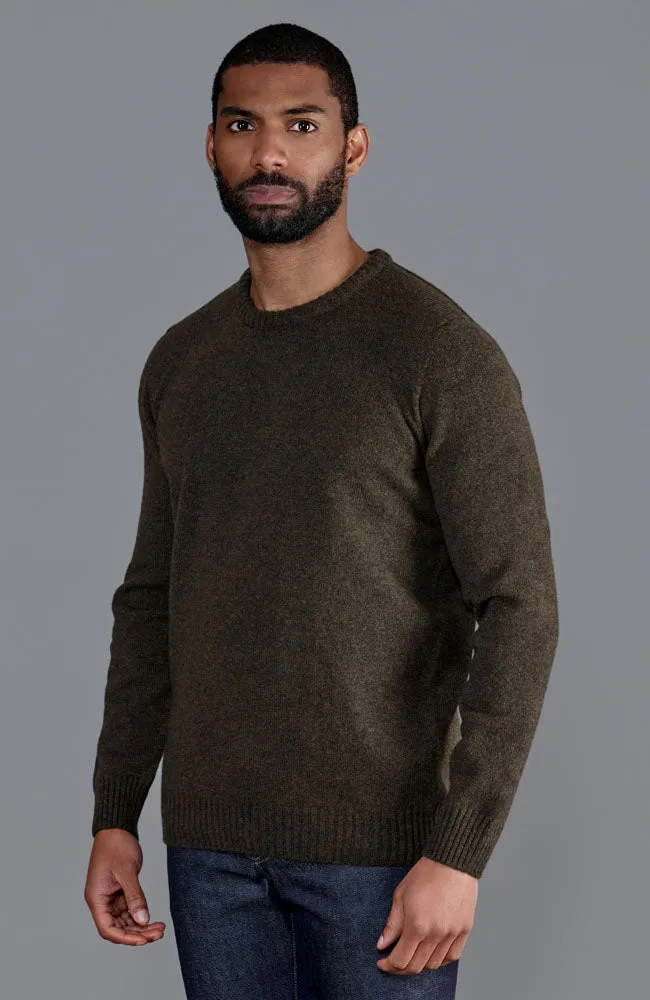 Mens British Lambswool Crew Neck Jumper