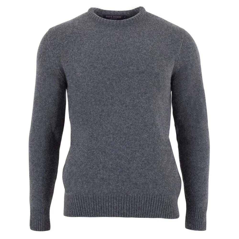 Mens British Lambswool Crew Neck Jumper