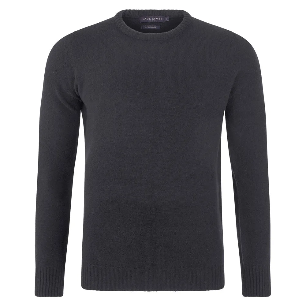 Mens British Lambswool Crew Neck Jumper