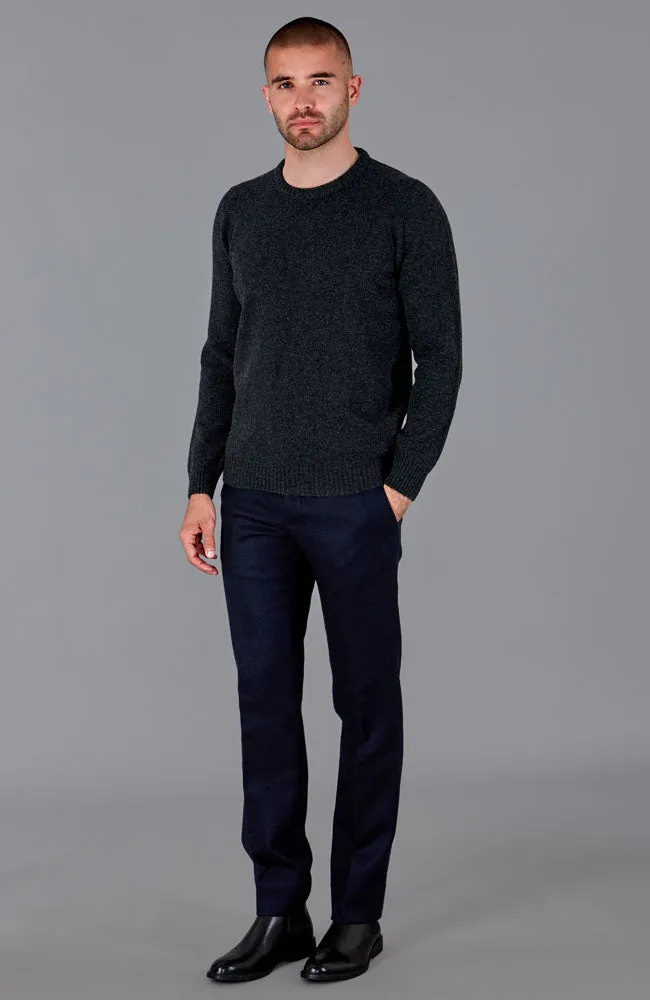 Mens British Lambswool Crew Neck Jumper