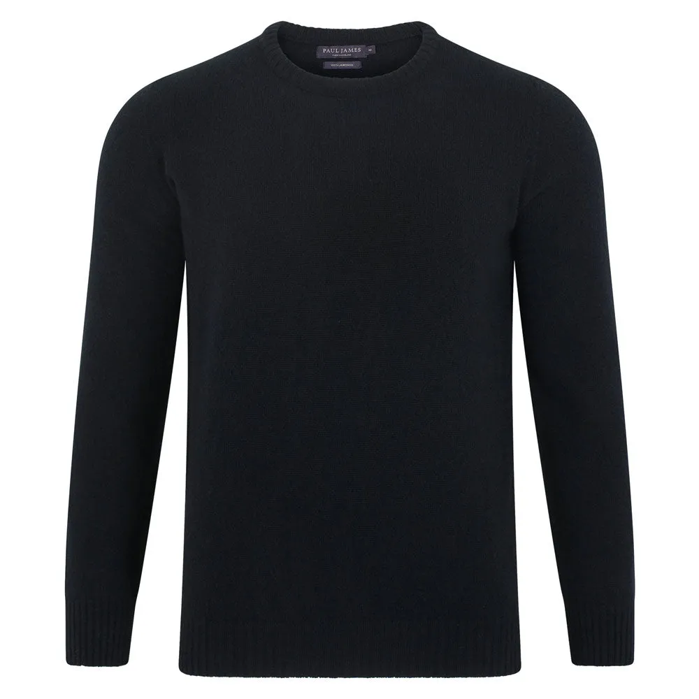 Mens British Lambswool Crew Neck Jumper