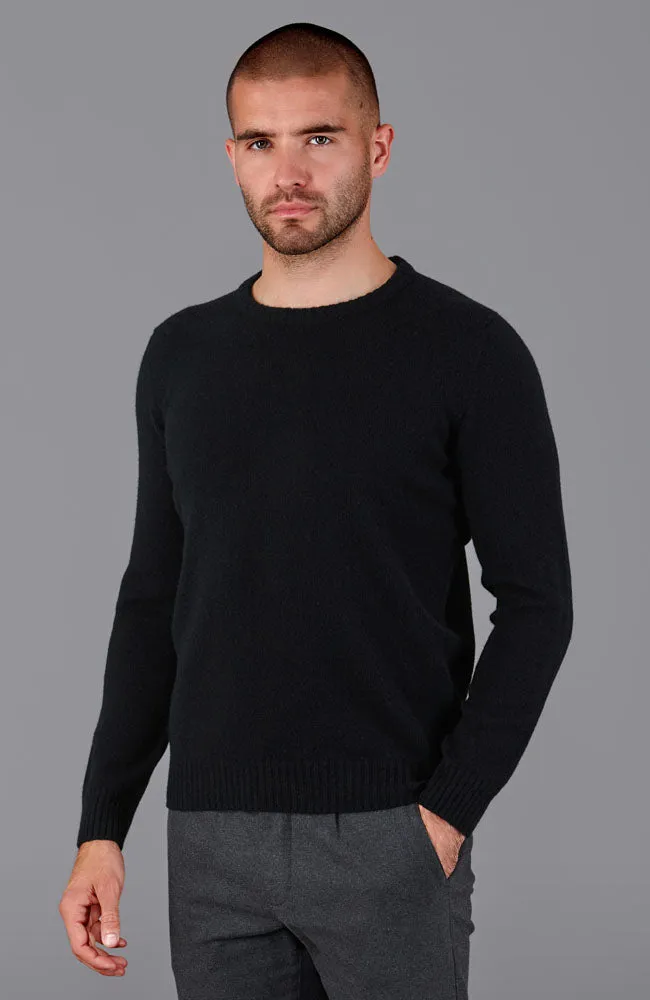 Mens British Lambswool Crew Neck Jumper