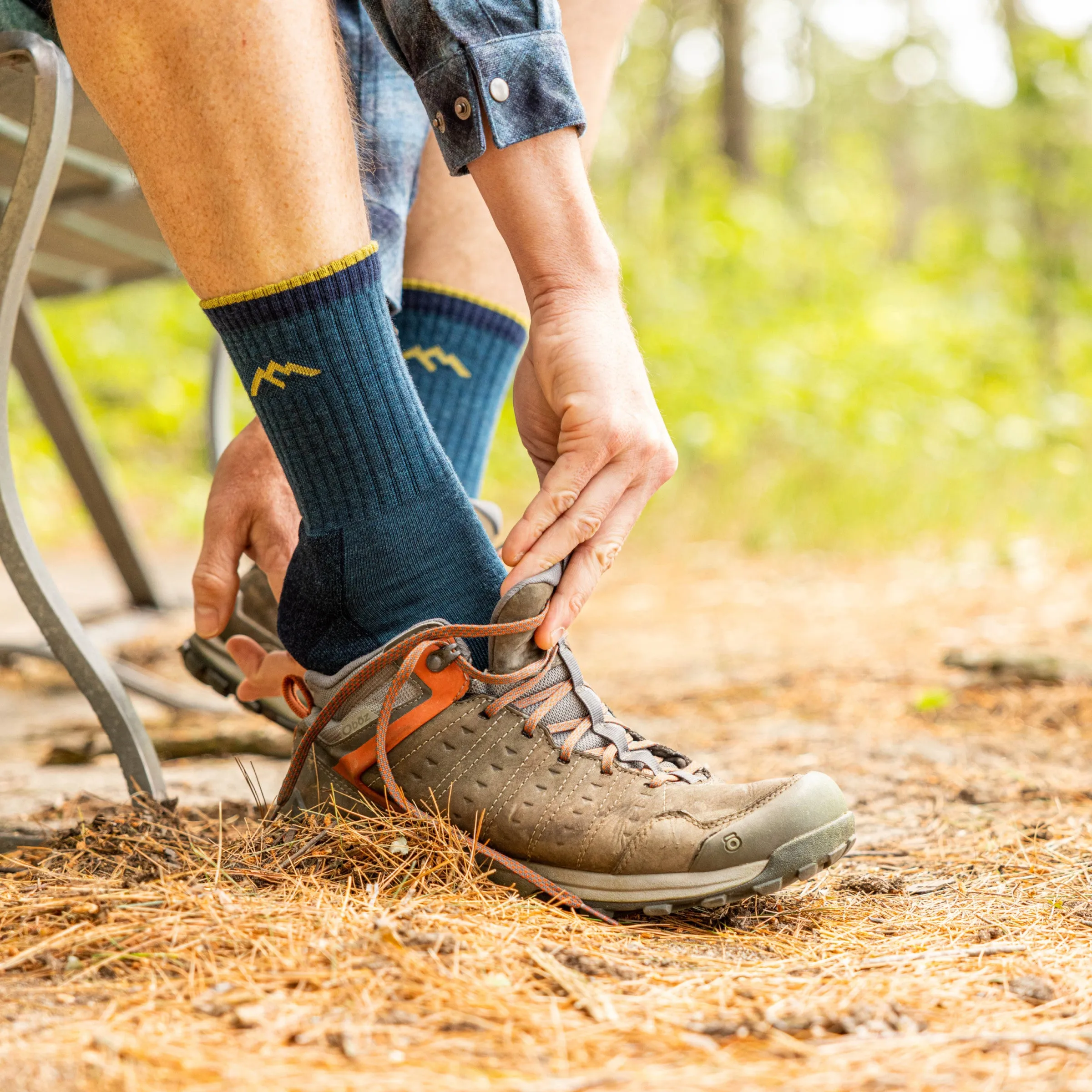 Men's Hiker Micro Crew  Midweight Hiking Sock