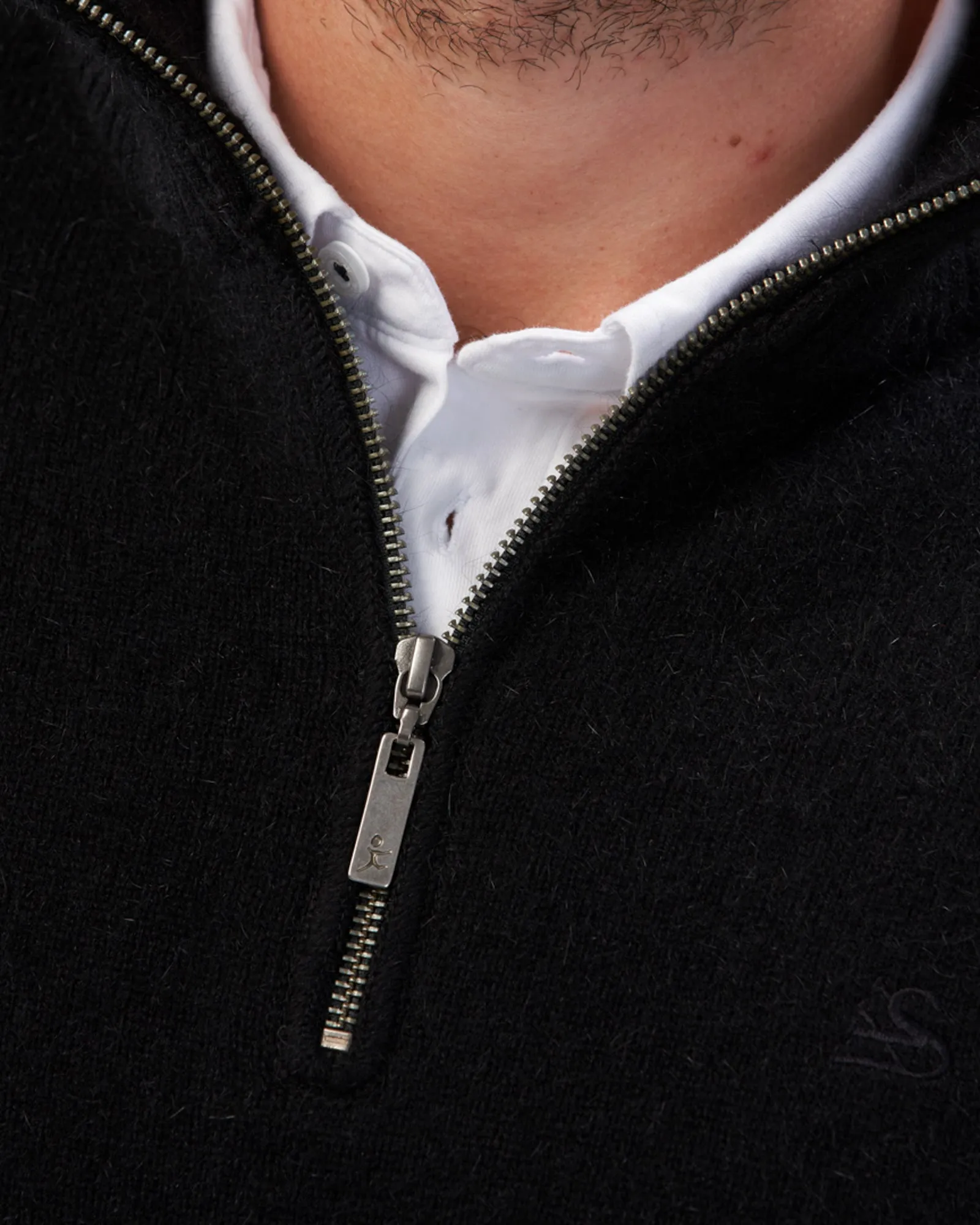 MERINO POSSUM QTR ZIP