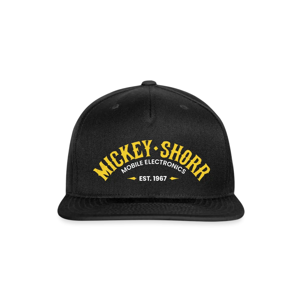 Mickey Shorr Logo Snapback Baseball Cap