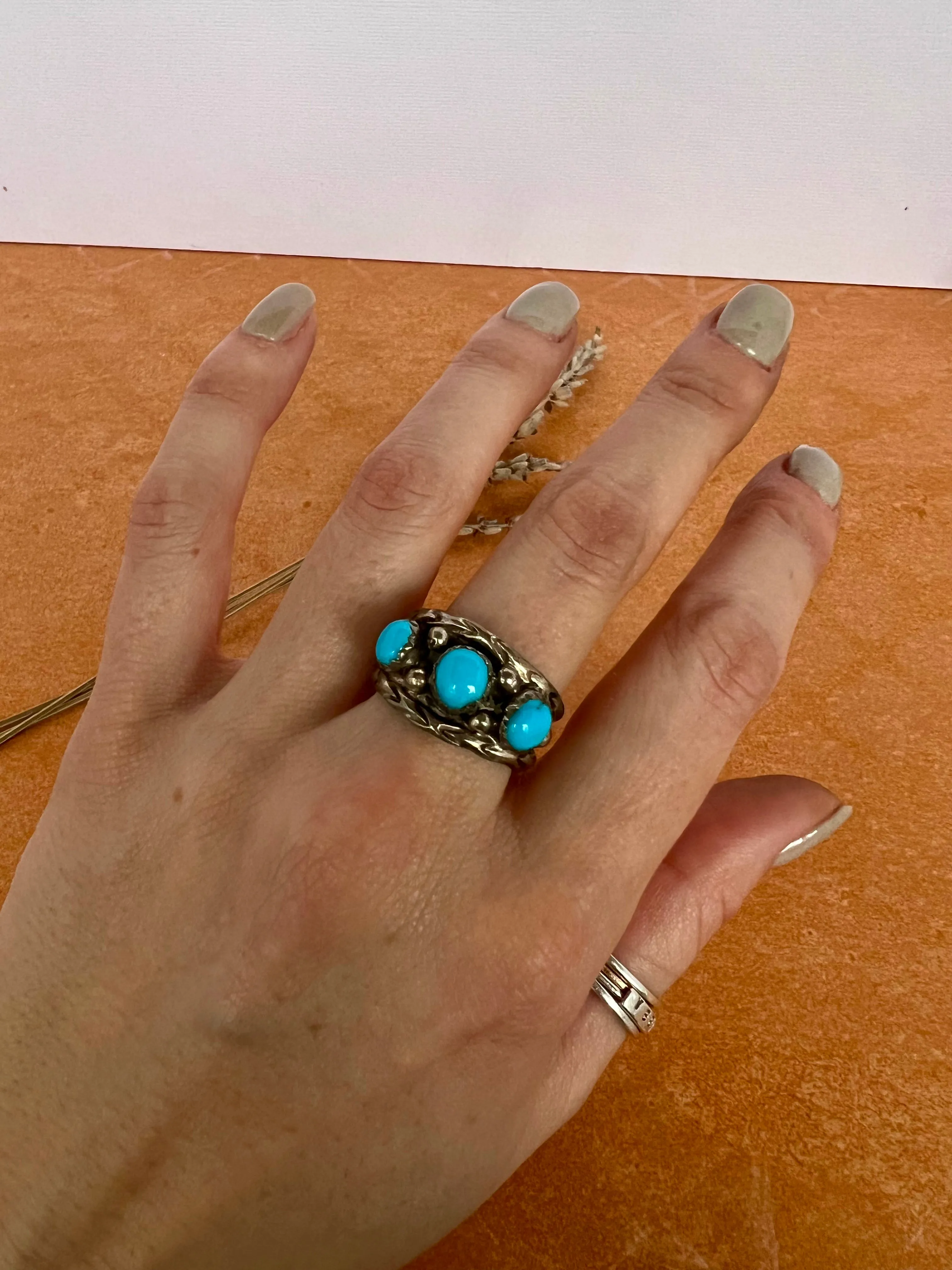 Navajo Turquoise Band | Size 9