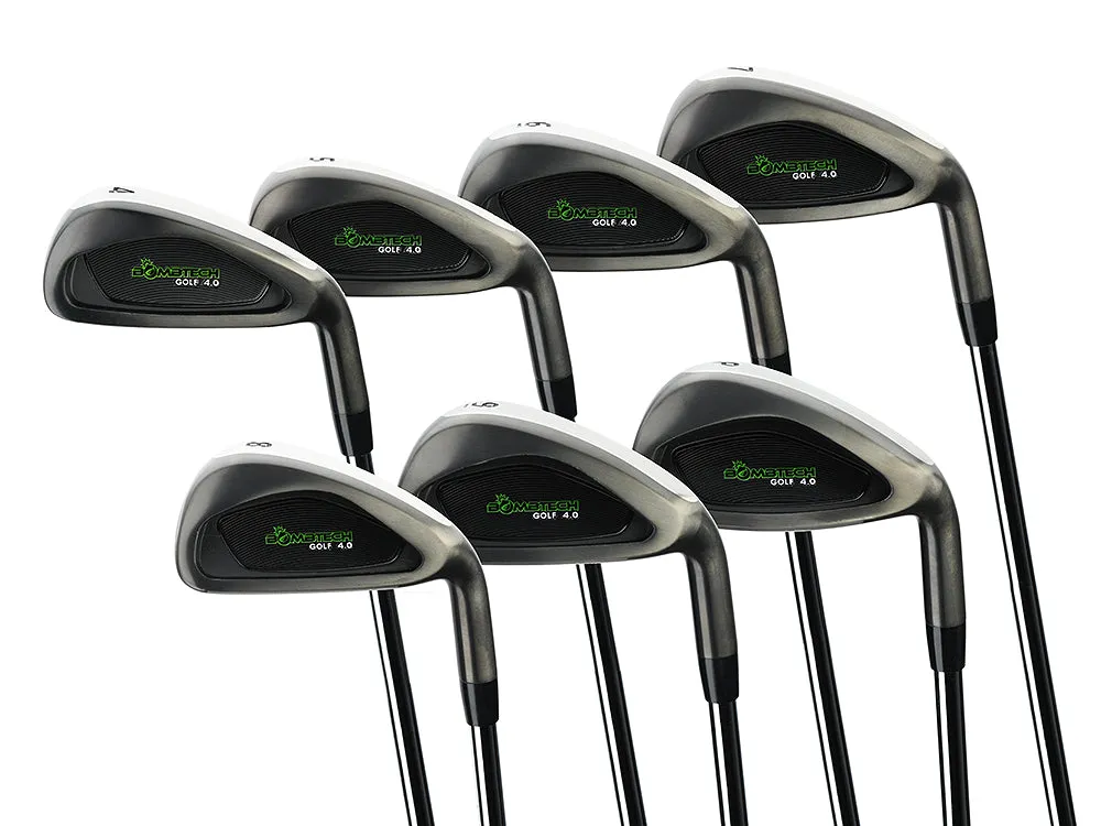 New & Upgraded! BombTech Golf 4.0 Iron Set