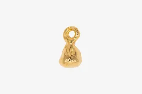 Nugget Drop Charm Wholesale 14K Gold, Solid 14K Gold, G229