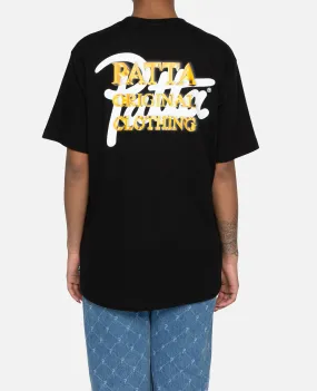 Patta Gold Logo T-Shirt (Black)