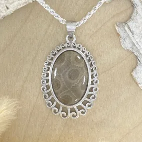 Petoskey Stone Pendant Necklace