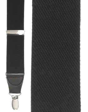 "Black Twill" Suspenders