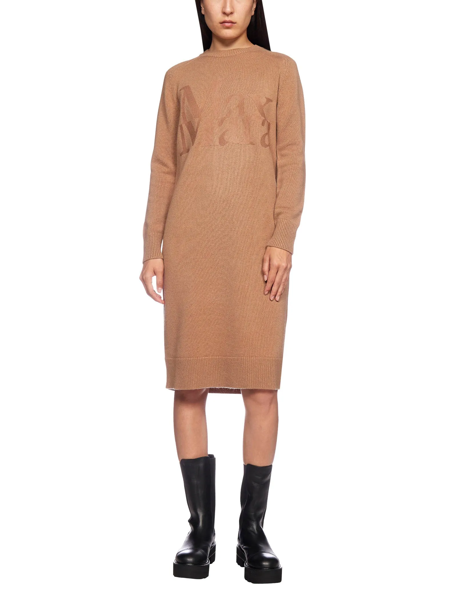 'S Max Mara Logo Intarsia Dress