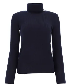 'S Max Mara Ribbed Polo Neck Jumper