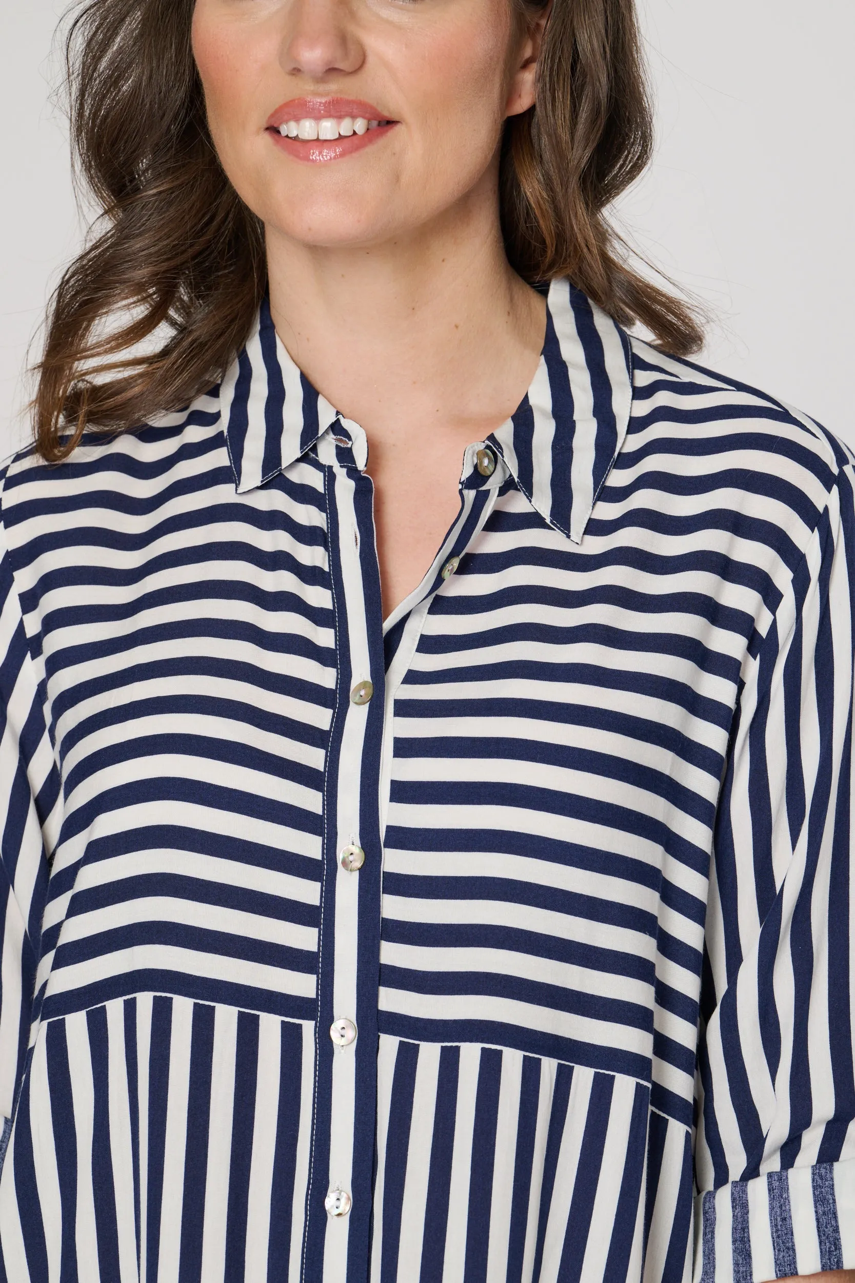 Saloos Long Sleeve Stripy Shirt