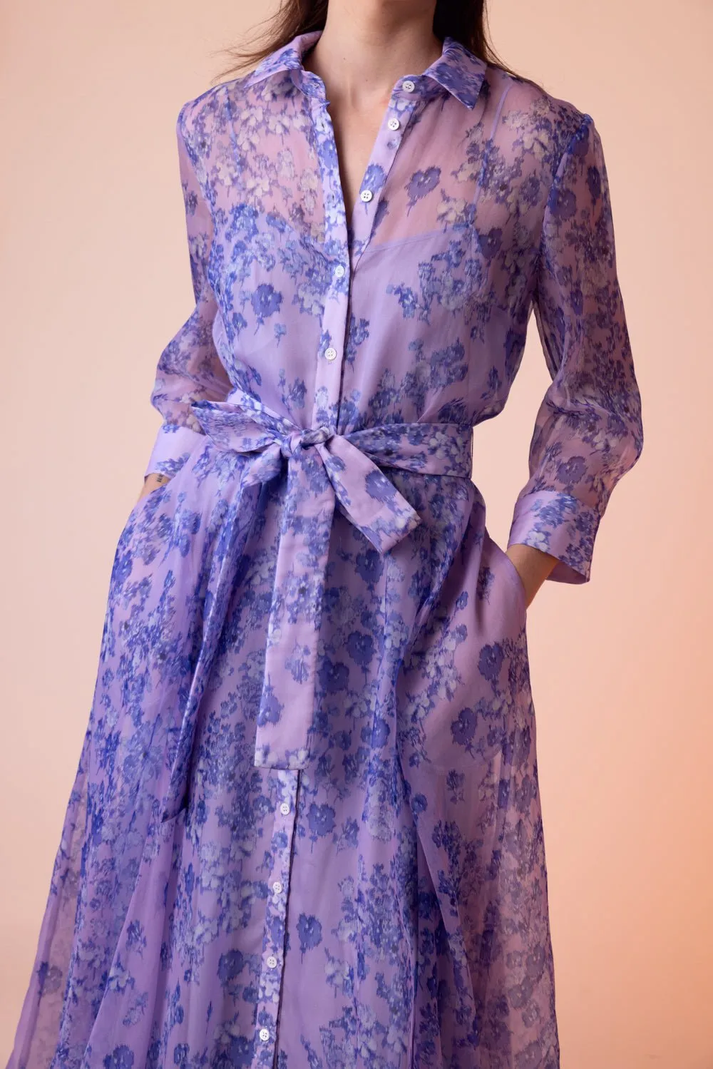 Three Quarter Sleeve Trench Gown