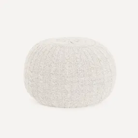 Tutti Bambini Knitted Pouffe - Fresh Cream